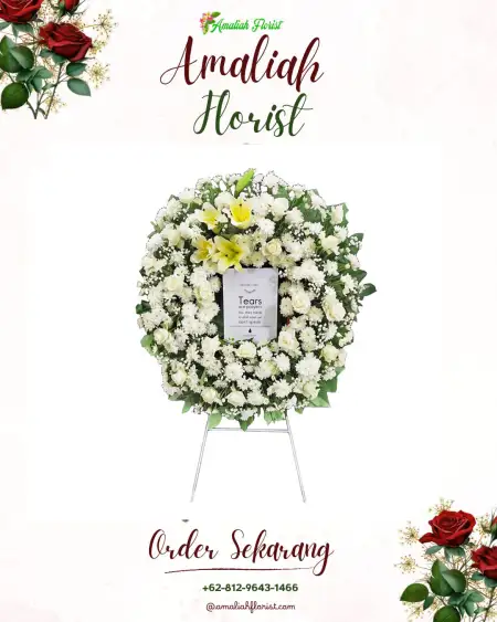 Krans Bunga Duka Penimbun